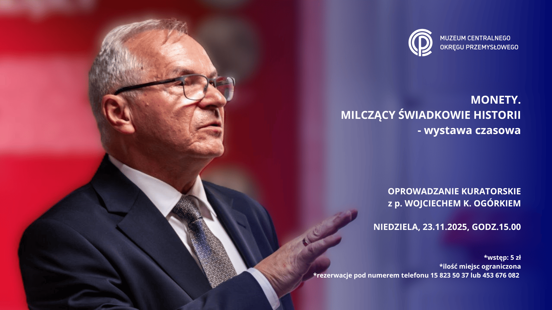 23.11.2025 – oprowadzanie kuratorskie po wystawie „Monety. Milczący świadkowie historii”