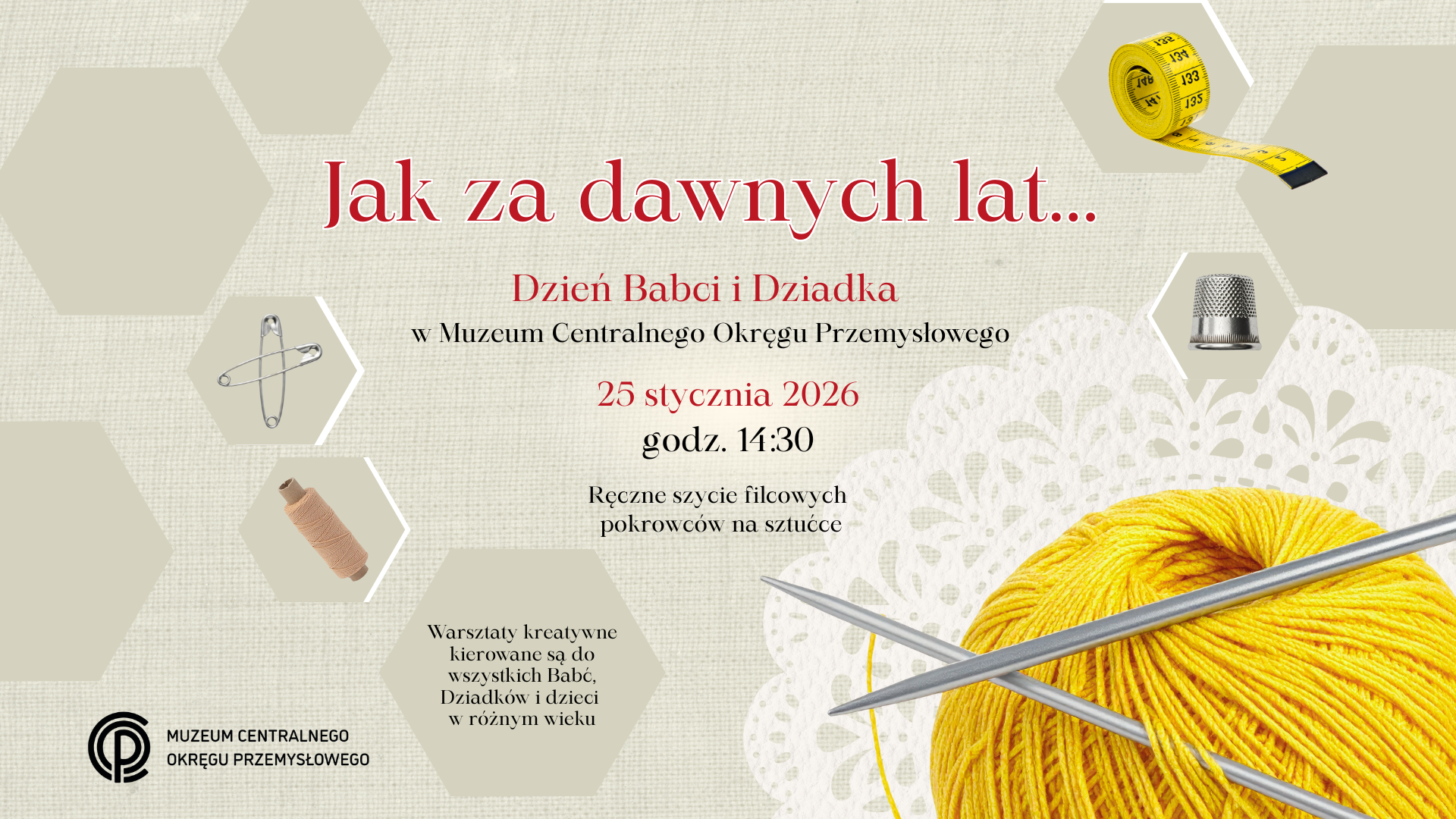 „Jak za dawnych lat…” Dzień Babci i Dziadka w Muzeum Centralnego Okręgu Przemysłowego